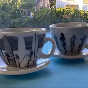 Harvey Nichols  for Food Market coffee cups and saucers